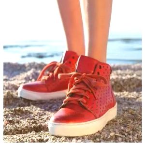 Bed Stu red lirica monarch High top sneakers 9 9.5